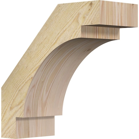 Ekena Millwork 6"W x 14"D x 14"H Merced Rough Sawn Knee Brace, Douglas Fir BRC06X14X14MRC00RDF